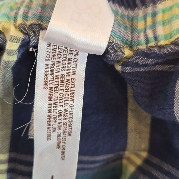 Gilligan & O'Malley Casual Blue and Green Plaid Bottoms - Picture 6 of 6